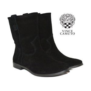 NWOT Vince Camuto Suede Leather Boots Black
